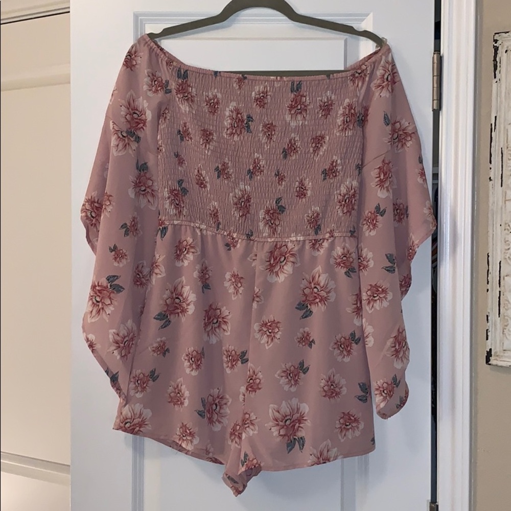 NWT Flowy Flowery Romper